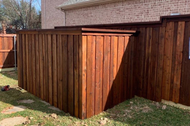 Cedar Privacy Fence in Weatherford