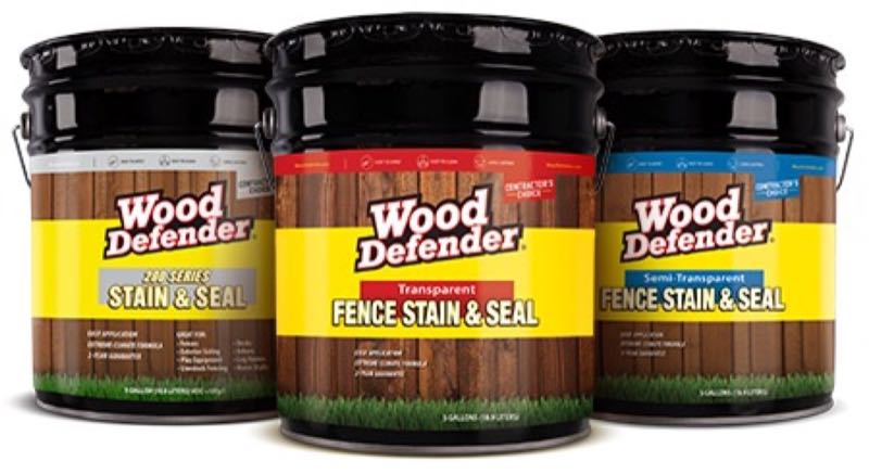 Fence Staining near Hudson Oaks